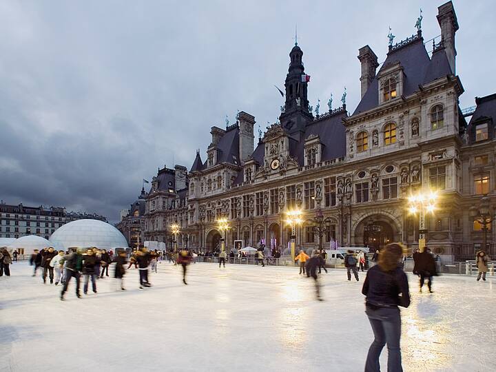 Schlittschuhlaufen Paris